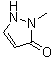 CAS # 3310-35-8, 1,2-Dihydro-2-methyl-3H-pyrazol-3-one, 1-Methyl-3-pyrazolin-5-one