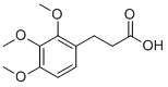 structure of CAS# 33130-04-0, 3-(2,3,4-三甲氧基苯基)丙酸