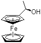 structure of CAS# 33136-66-2, (+)-1-Ferrocenylethanol