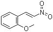 structure of CAS# 3316-24-3, 1-(2-Methoxyphenyl)-2-nitroethene