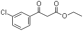 structure of CAS# 33167-21-4, Ethyl (3-chlorobenzoyl)acetate