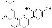 CAS # 331954-16-6, (2S)-2',4'-Dihydroxy-7-methoxy-8-prenylflavan