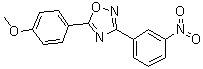 CAS 登录号：331989-77-6, 5-(4-甲氧基苯基)-3-(3-硝基苯基)-1,2,4-恶二唑