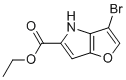 CAS 登录号：332099-50-0, 乙基3-溴-4H-呋喃并[3,2-b]吡咯-5-羧酸酯