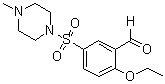 CAS 登录号：332374-42-2, 1-[(4-乙氧基-3-甲酰基苯基)磺酰基]-4-甲基哌嗪