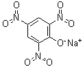 structure of CAS# 3324-58-1, Sodium picrate