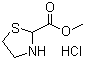 structure of CAS# 33305-08-7, 噻唑啉-2-甲酸甲酯盐酸盐