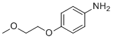 structure of CAS# 33311-29-4, 4-(2-甲氧基乙氧基)苯胺