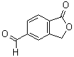 structure of CAS# 333333-34-9, 1,3-Dihydro-1-oxo-5-isobenzofurancarboxaldehyde