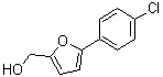 structure of CAS# 33342-29-9, 5-(4-Chlorophenyl)furfuryl alcohol