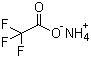 CAS # 3336-58-1, Ammonium trifluoroacetate, azanium 2,2,2-trifluoroacetate