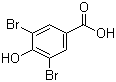 structure of CAS# 3337-62-0, 3,5-Dibromo-4-hydroxybenzoic acid