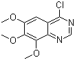 structure of CAS# 33371-00-5, 4-Chloro-6,7,8-trimethoxyquinazoline