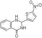 CAS # 33389-33-2, 1,2-Dihydro-2-(5-nitro-2-thienyl)quinazolin-4(3H)-one