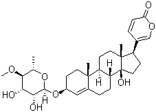 CAS # 33396-37-1, Meproscillarin, Methyl proscillaridin, Methyl proscillaridin A, Proscillaridin 4-methyl ether