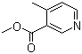 structure of CAS# 33402-75-4, 4-甲基烟酸甲酯