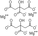 structure of CAS# 3344-18-1, 柠檬酸镁