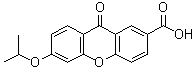 structure of CAS# 33458-93-4, 6-Isopropoxy-9-oxoxanthene-2-carboxylic acid