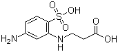 CAS # 334757-72-1, 2-beta-Carboxyethylamino-4-aminobenzenesulfonicacid, N-(5-Amino-2-sulfophenyl)-beta-alanine