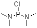 structure of CAS# 3348-44-5, 双(二甲基氨基)氯化膦