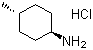 structure of CAS# 33483-65-7, trans-4-Methylcyclohexylamine hydrochloride