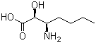 CAS # 334871-10-2, (2S,3R)-3-Amino-2-hydroxyheptanoic acid
