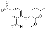 structure of CAS# 335153-23-6, 2-(2'-甲酰基-4'-硝基苯氧基)己酸甲酯