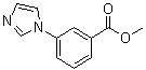 structure of CAS# 335255-85-1, Methyl 3-(1H-imidazol-1-yl)benzoate