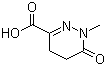structure of CAS# 33548-32-2, 1-Methyl-6-oxo-1,4,5,6-tetrahydropyridazine-3-carboxylic acid