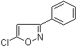 structure of CAS# 3356-89-6, 5-Chloro-3-phenylisoxazole