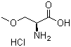 structure of CAS# 336100-47-1, (S)-2-Amino-3-methoxypropionic acid hydrochloride