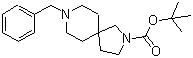 structure of CAS# 336191-16-3, 8-苄基-2,8-二氮杂螺[4.5]癸烷-2-羧酸叔丁酯