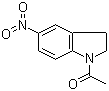 structure of CAS# 33632-27-8, 1-乙酰基-5-硝基吲哚啉