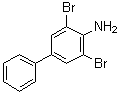 structure of CAS# 3366-59-4, 3,5-二溴[1,1'-联苯]-4-胺