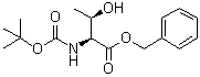 CAS # 33662-26-9, N-tert-Butoxycarbonyl-L-threonine benzyl ester, Boc-L-threonine benzyl ester
