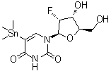 CAS 登录号：336881-26-6, 2'-脱氧-2'-氟-5-(三甲基锡烷基)尿苷