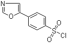 structure of CAS# 337508-66-4, 4-(1,3-Oxazol-5-yl)benzenesulfonyl chloride