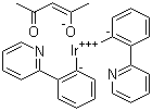 structure of CAS# 337526-85-9, 乙酰丙酮酸二(2-苯基吡啶)铱