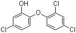 structure of CAS# 3380-34-5, Triclosan