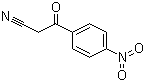 structure of CAS# 3383-43-5, 4-Nitrobenzoylacetonitrile