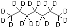 structure of CAS# 33838-52-7, Perdeuteroheptane
