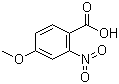 structure of CAS# 33844-21-2, 4-甲氧基-2-硝基苯甲酸