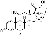structure of CAS# 3385-03-3, Flunisolide