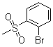 CAS # 33951-33-6, 1-Bromo-2-(methylsulfonyl)benzene, 2-Bromophenyl methyl sulfone, o-Bromo(methylsulfonyl)benzene, o-Bromophenyl methyl sulfone