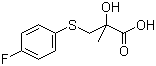 structure of CAS# 339530-91-5, 3-(4-氟苯巯基)-2-羟基-2-甲基丙酸