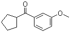 structure of CAS# 339549-67-6, 环戊基(3-甲氧基苯基)甲酮