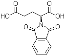 structure of CAS# 340-90-9, N-邻苯二甲酰-L-谷氨酸