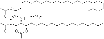 CAS # 340702-68-3, (2R)-2-(Acetyloxy)-N-[(1S,2S,3R)-2,3-bis(acetyloxy)-1-[(acetyloxy)methyl]heptadecyl]tetracosanamide