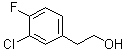 structure of CAS# 340825-21-0, 3-Chloro-4-fluorobenzeneethanol