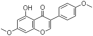 structure of CAS# 34086-51-6, 4',7-Dimethoxy-5-hydroxyisoflavone